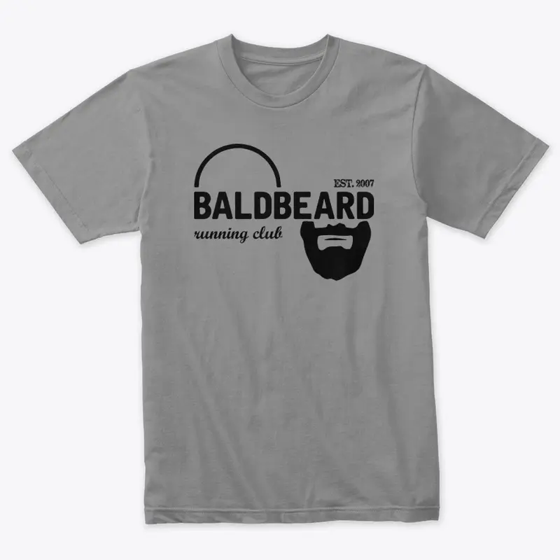 Bald Beard Running Club Shirt NEW