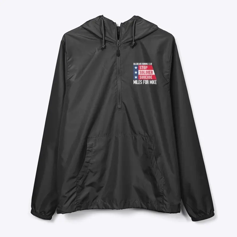 Miles for Mike pullover windbreaker